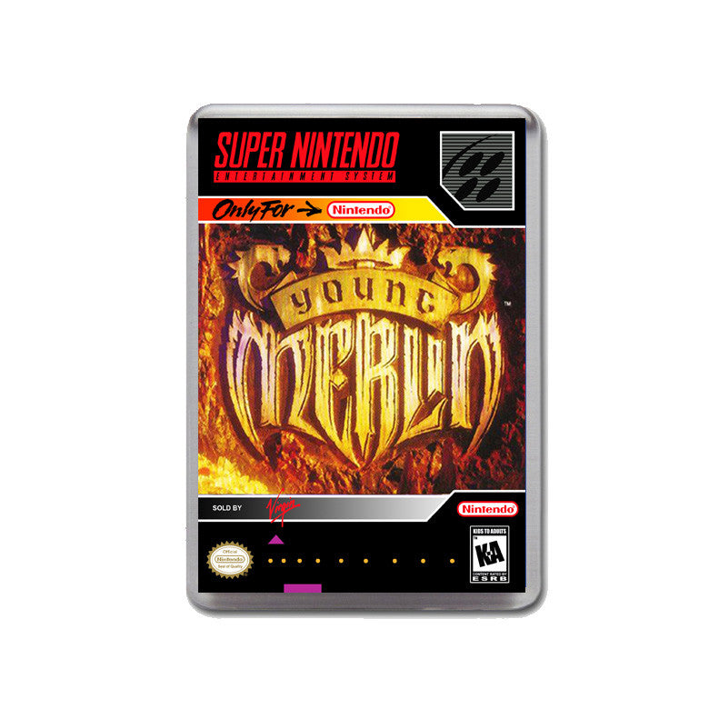 Young Merlin - SNES GAME inspired Retro Gaming Magnet
