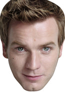 Young Ewan Mcgregor Celebrity Face Mask Fancy Dress Cardboard Costume Mask