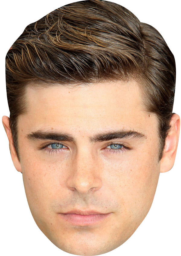 Zac Efron Face Mask – Fancy Dress Cardboard Costume Mask