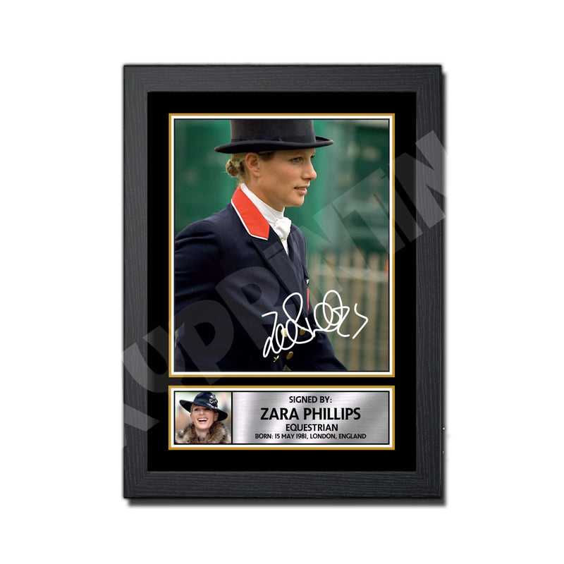 ZARA PHILLIPS 2 Limited Edition Athletics Signed Print - Athletic