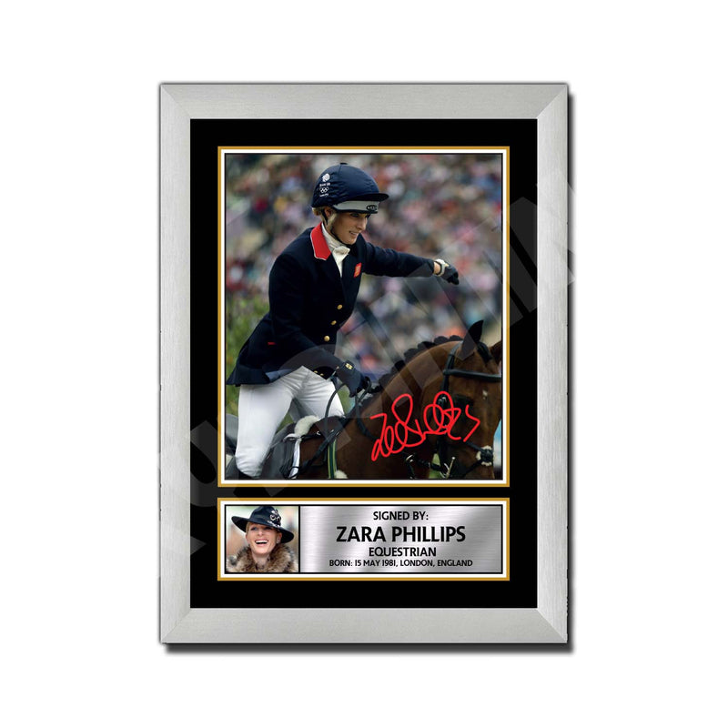 ZARA PHILLIPS (1) Limited Edition Athletics Signed Print - Athletic