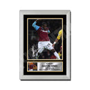 ZAVON HINES 2 Limited Edition Football Player Signed Print - Football