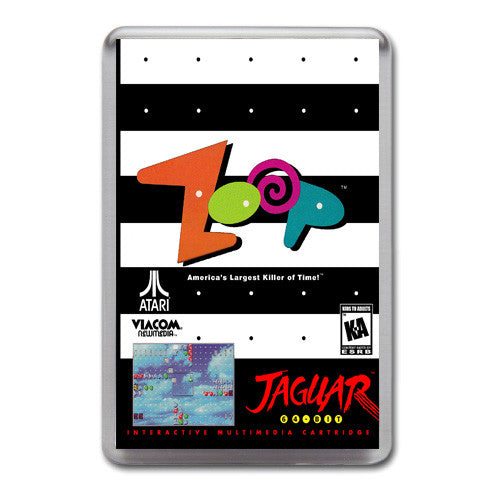 Zoop Jaguar Cd Game Inspired Retro Gaming Magnet