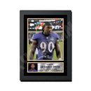 Za'Darius Smith 1 Limited Edition Football Signed Print - American Footballer