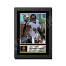 Za'Darius Smith 2 Limited Edition Football Signed Print - American Footballer