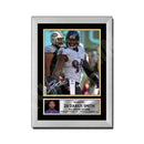 Za'Darius Smith 2 Limited Edition Football Signed Print - American Footballer