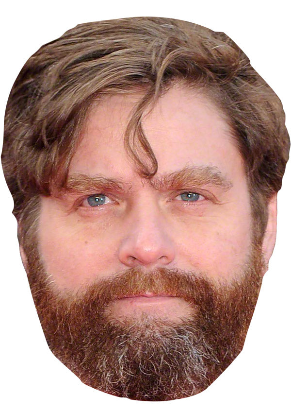 Zach Galifianakis MASK JB Actor Movie Tv Celebrity Party Face Mask