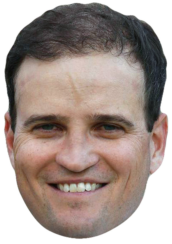 ZACH JOHNSON JB - Golf Fancy Dress Cardboard Celebrity Party Face Mask