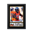 Zach Kerr 2 Limited Edition Football Signed Print - American Footballer