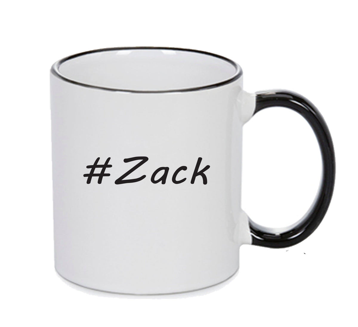 Personalised Your CUSTOM Name Zack Printed Mug – printed mug product image 1