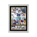 Zack Martin Limited Edition Football Signed Print - American Footballer