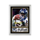 Zaire Anderson Limited Edition Football Signed Print - American Footballer