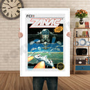 Zanac Retro GAME INSPIRED THEME Nintendo NES Gaming A4 A3 A2 Or A1 Poster Art 657
