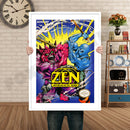 Zen Intergalactic Ninja Retro GAME INSPIRED THEME Nintendo NES Gaming A4 A3 A2 Or A1 Poster Art 723
