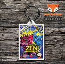 Zelda The Adventure Of Link Classic Retro NES Game Cover Art Gaming Keyring