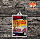 Zero The Kamikaze Squirrel Game Inspired Retro Gaming Keyring