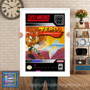 Zero The Kamikaze Squirrel Super Nintendo GAME INSPIRED THEME Retro Gaming Poster A4 A3 A2 Or A1
