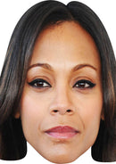 Zoe Saldana MH 2017 Celebrity Face Mask Fancy Dress Cardboard Costume Mask