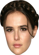Zoey Deutch MH 2017 Celebrity Face Mask Fancy Dress Cardboard Costume Mask