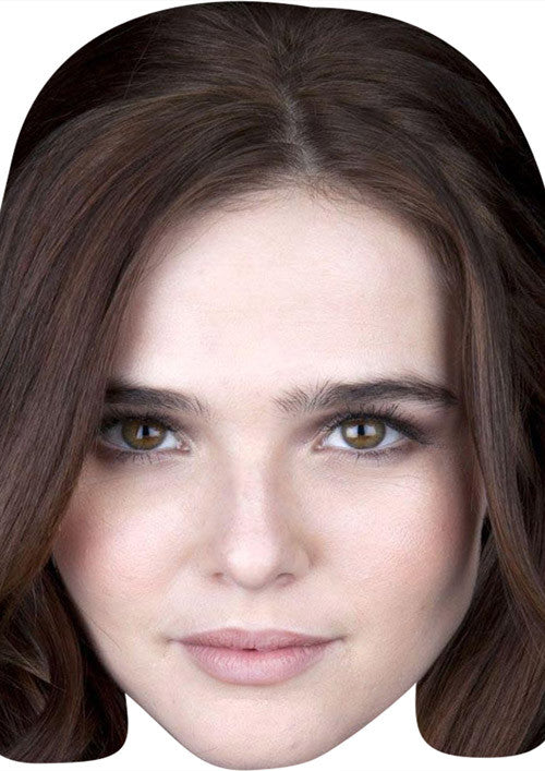 Zoey Deutch MH -2- 2017 Celebrity Face Mask Fancy Dress Cardboard Costume Mask