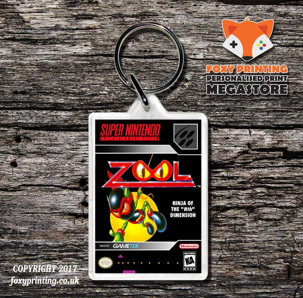 Zool Game Inspired Retro Gaming Keyring