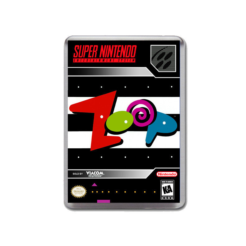 Zoop - SNES Inspired Game Retro Gaming Magnet