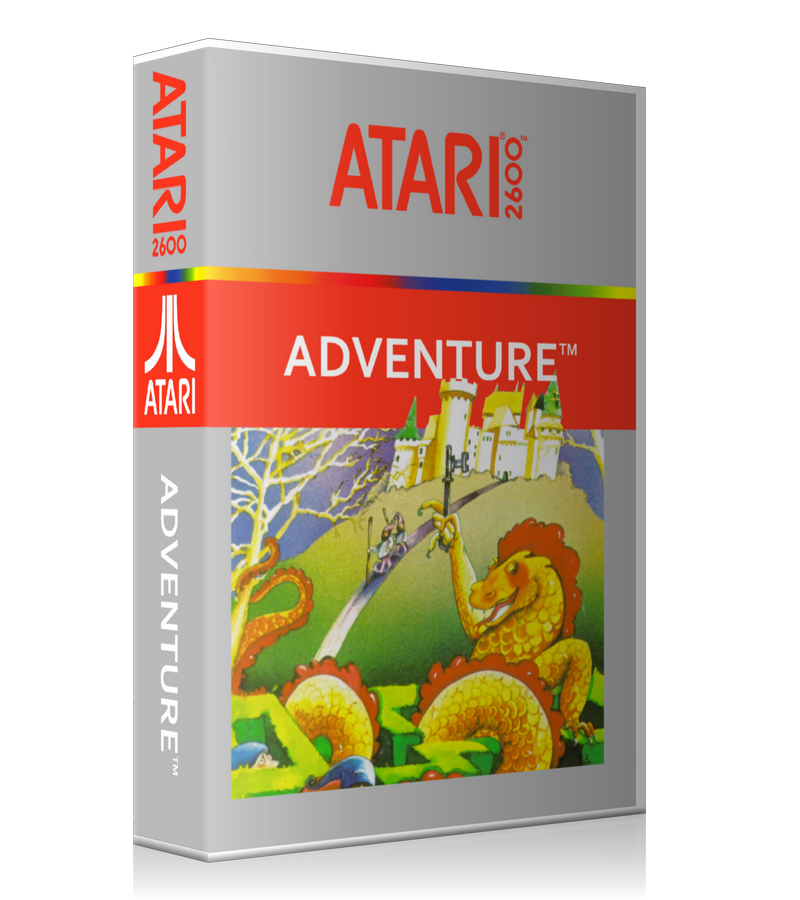 Adventure Atari 2600 Game Cover To Fit A UGC Style Replacement Game Case