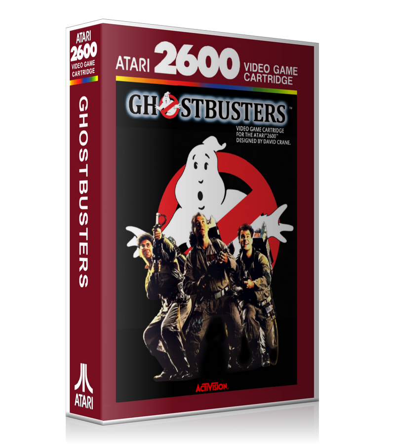 Ghost Busters Atari 2600 Game Cover To Fit A UGC Style Replacement Game Case