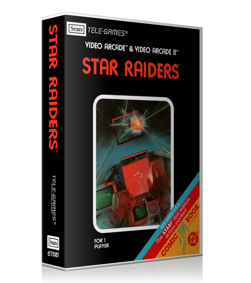 Star Raiders 3 Atari 2600 Game Cover To Fit A UGC Style Replacement Game Case