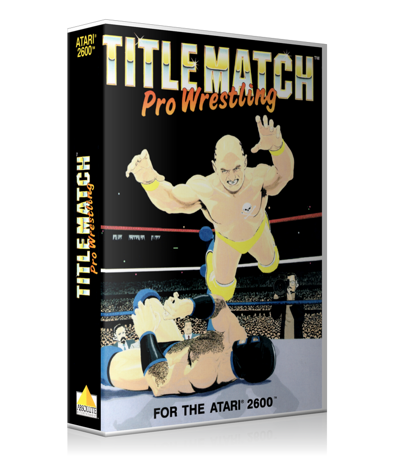 Title Match Pro Wrestling Atari 2600 Game Cover To Fit A UGC Style Replacement Game Case