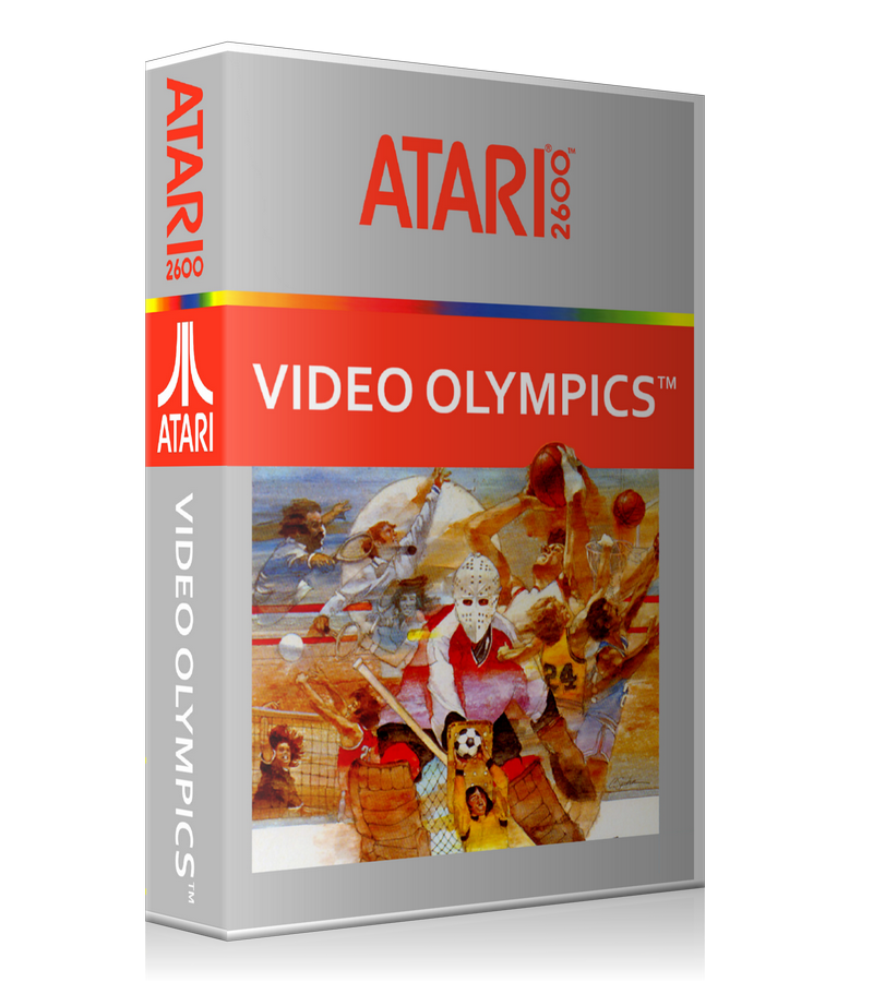 Video Olympics Atari 2600 Game Cover To Fit A UGC Style Replacement Game Case