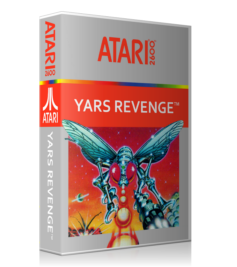 Yars Revenge 2 Atari 2600 Game Cover To Fit A UGC Style Replacement Game Case
