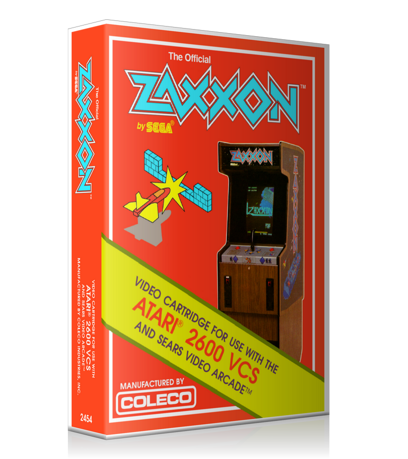 Zaxxon Atari 2600 Game Cover To Fit A UGC Style Replacement Game Case