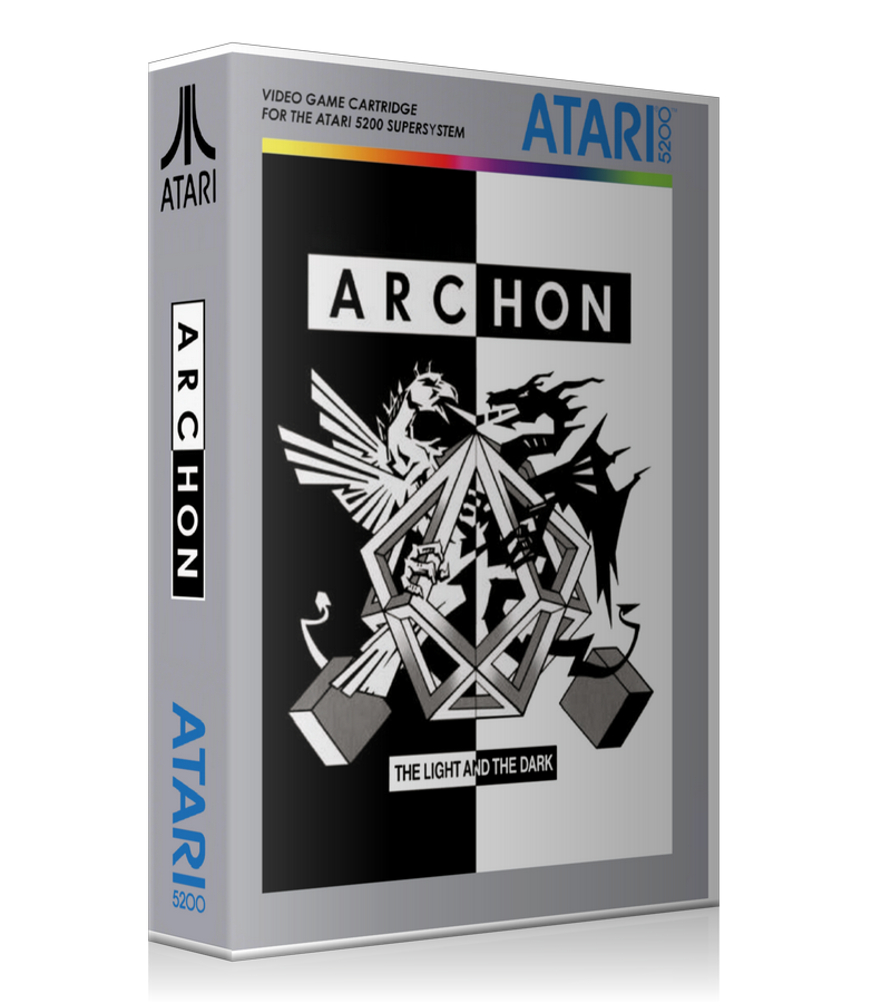 Atari 5200 Archon Game Cover To Fit A UGC Style Replacement Game Case