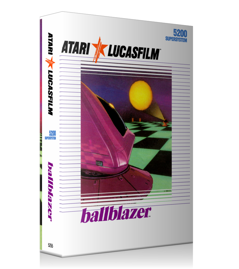 Atari 5200 Ballblazer 2 Game Cover To Fit A UGC Style Replacement Game Case