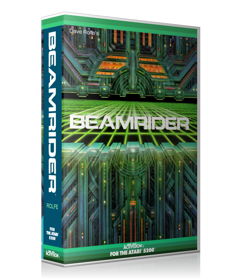 Atari 5200 Beamrider 3 Game Cover To Fit A UGC Style Replacement Game Case