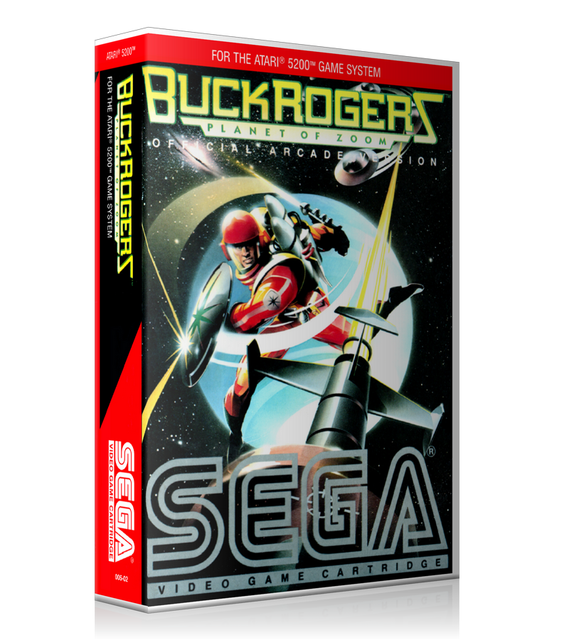 Atari 5200 Buck Rogers 2 Game Cover To Fit A UGC Style Replacement Game Case