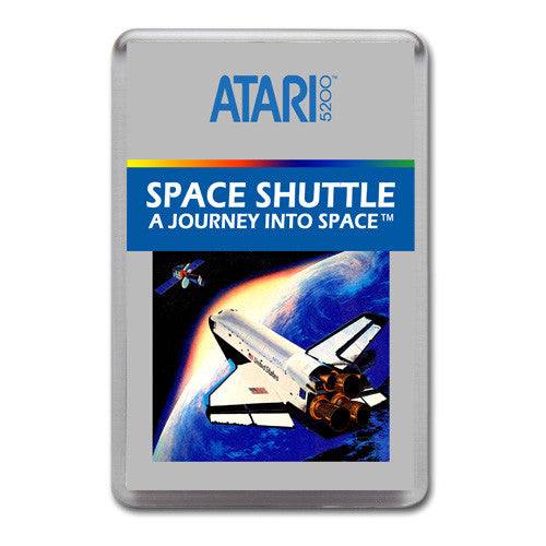 Space Shuttle 2 - Atari-5200 Game Inspired Retro Gaming Magnet