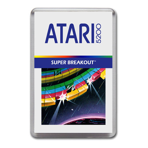 Super Breakout 2 - Atari-5200 Game Inspired Retro Gaming Magnet