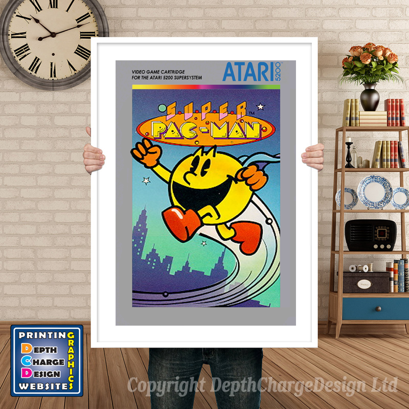 Tascan - Atari 2600 Inspired Retro Gaming Poster A4 A3 A2 Or A1