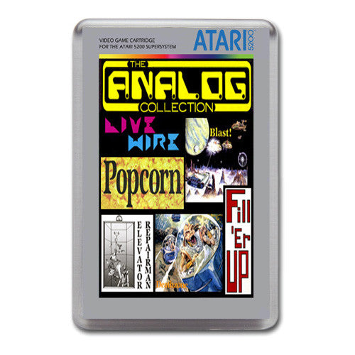 The Analog Collection - Atari-5200 Game Inspired Retro Gaming Magnet
