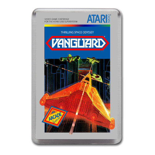 Vanguard 2 - Atari-5200 Game Inspired Retro Gaming Magnet
