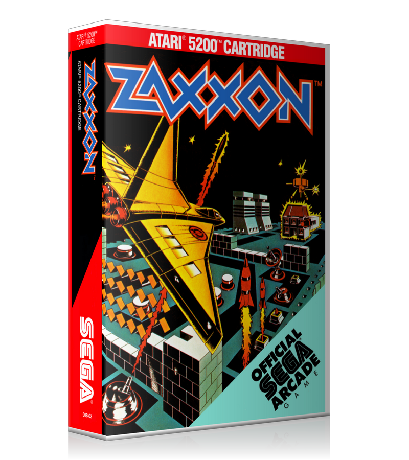 Atari 5200 Zaxxon 2 Game Cover To Fit A UGC Style Replacement Game Case