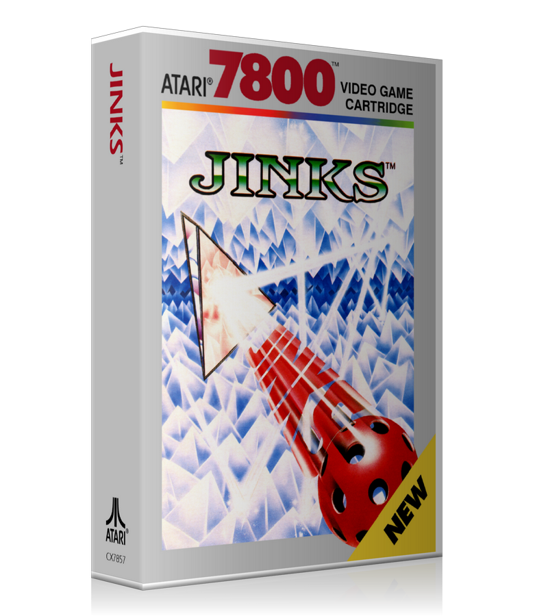 Atari 7800 Jinks 2 Game Cover To Fit A UGC Style Replacement Game Case