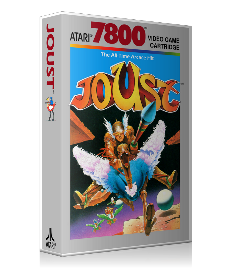 Atari 7800 Joust 2 Game Cover To Fit A UGC Style Replacement Game Case