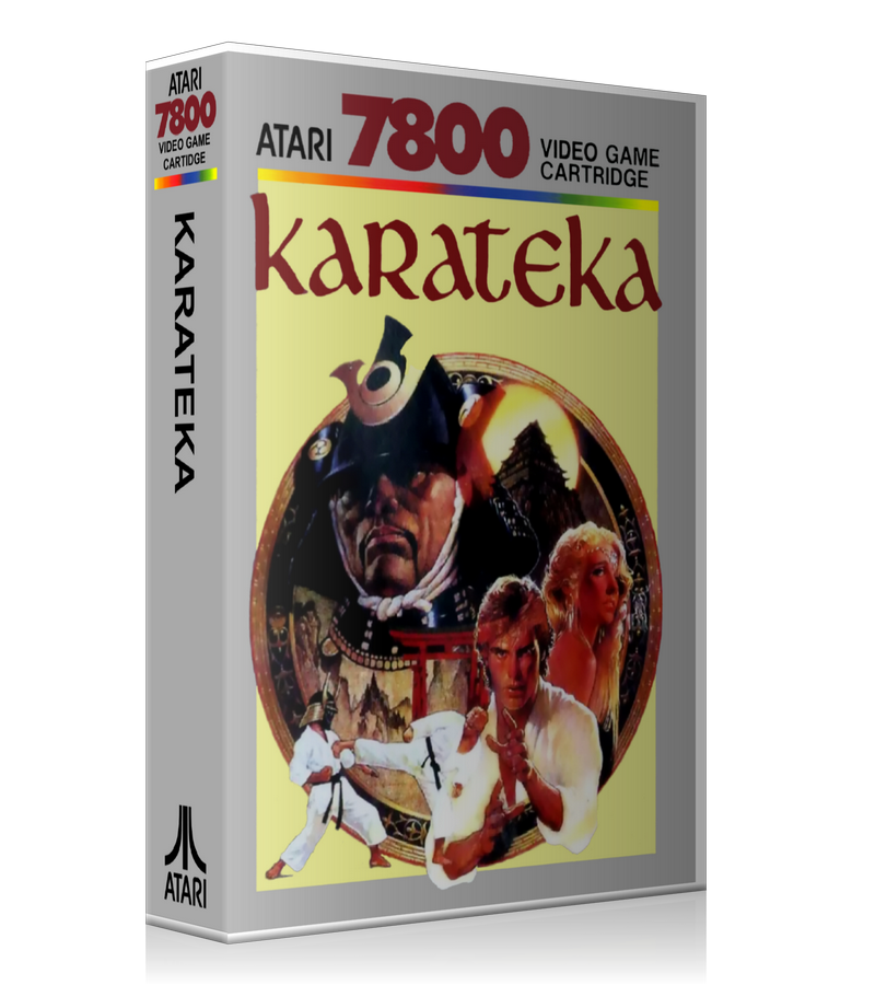 Atari 7800 Kara Teka Game Cover To Fit A UGC Style Replacement Game Case