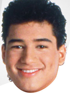 Ac Slater Celebrity Face Mask Fancy Dress Cardboard Costume Mask