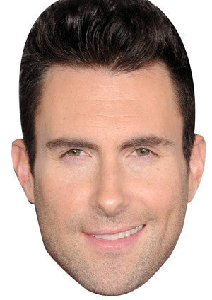 Adam Levine Celebrity Face Mask Fancy Dress Cardboard Costume Mask