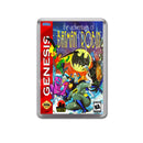 Adventures Of Batman And Robin Game Style Inspired Sega Megadrive Retro Video Gaming Magnet