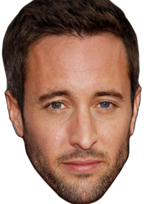 Alex O'Loughlin 4 Face Mask – Fancy Dress Cardboard Costume Mask